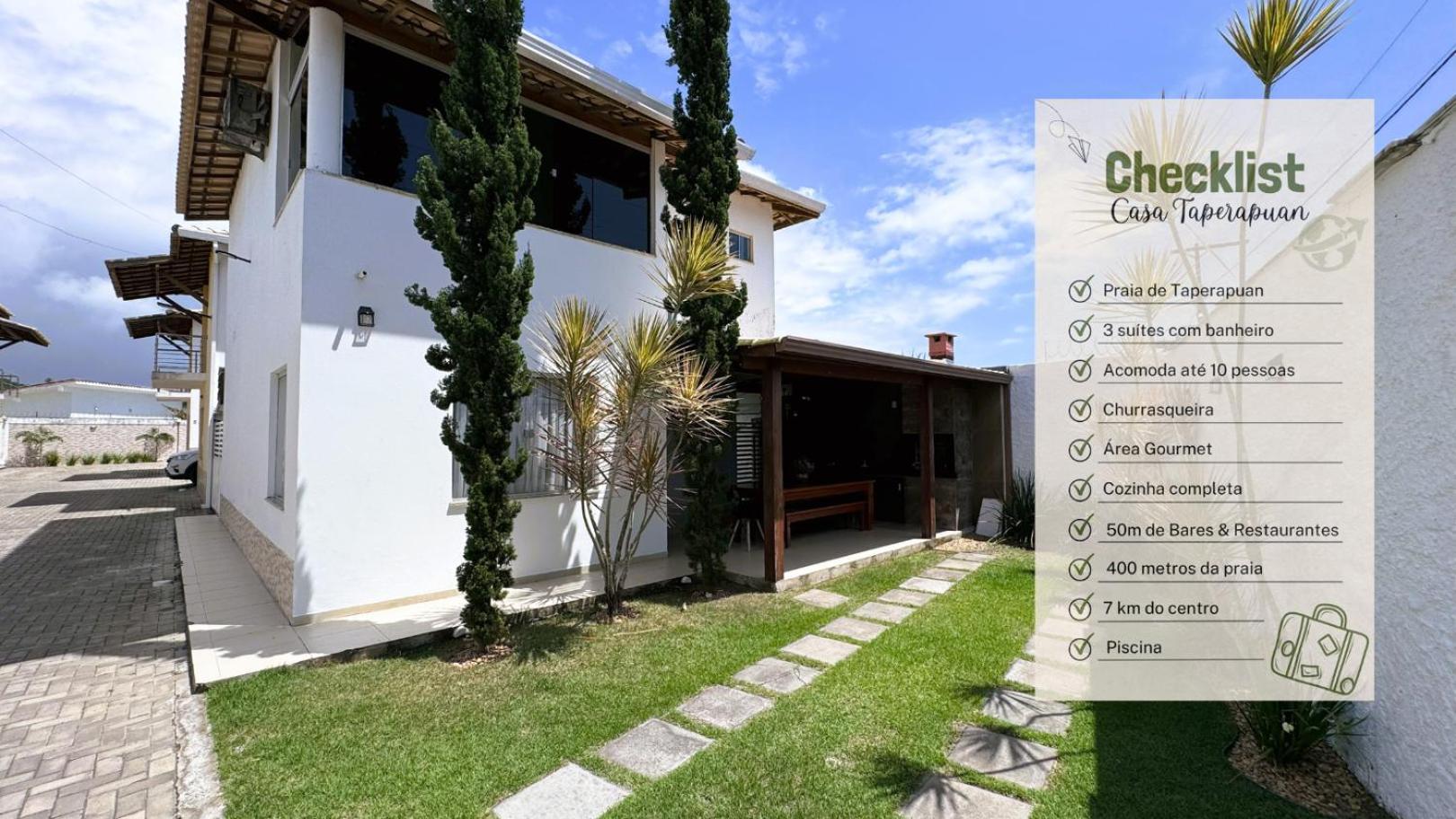 Casa Duplex Na Praia De Taperapuan Порту-Сегуру Экстерьер фото